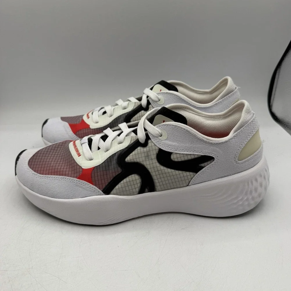 Air Jordan Delta 3 Low Shoes Mens Sz 10.5 White/Chile Red Sneakers DN2647-160